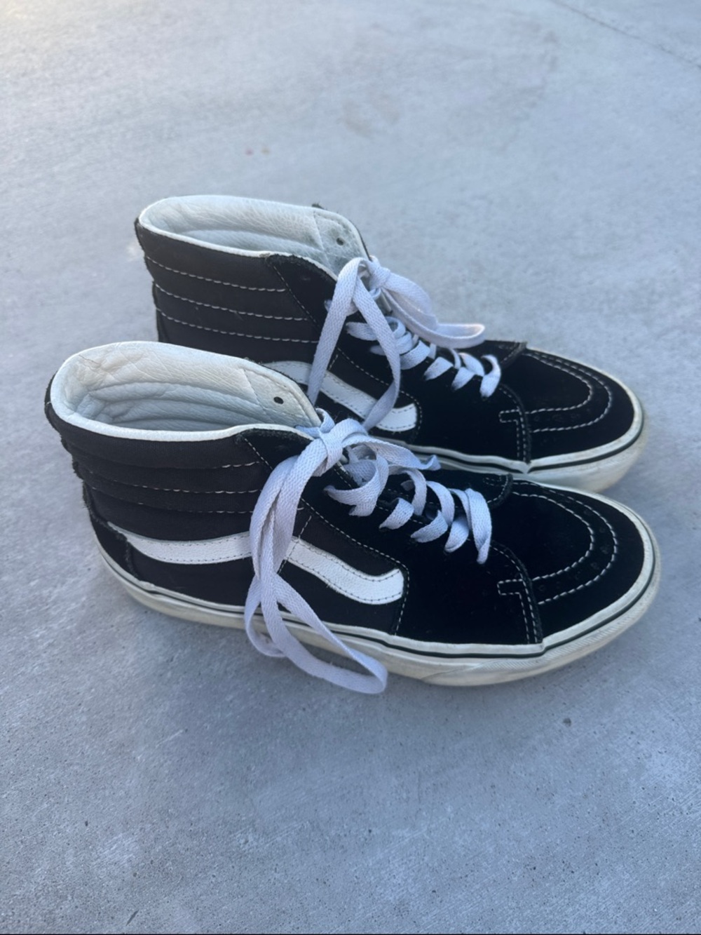 Vans Black & White High Tops